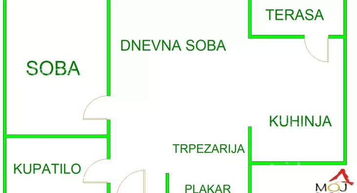 Jednoiposoban stan | 4zida