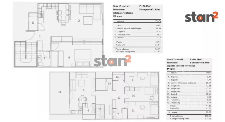 Šestosoban stan | 4zida