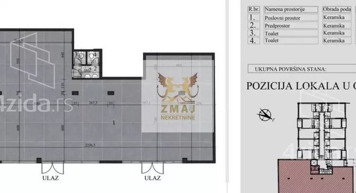 Poslovni prostor | 4zida