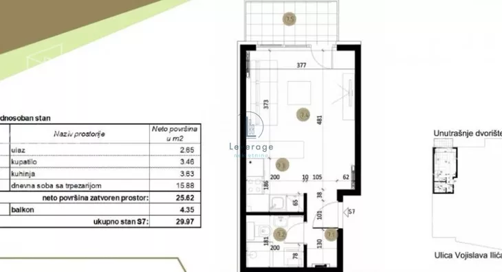 Jednosoban stan | 4zida