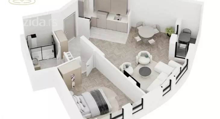 Dvosoban stan | 4zida