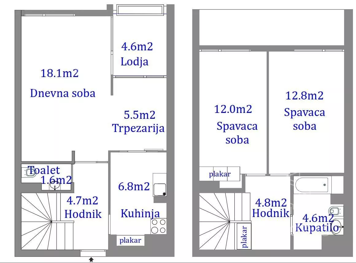 Trosoban stan | 4zida