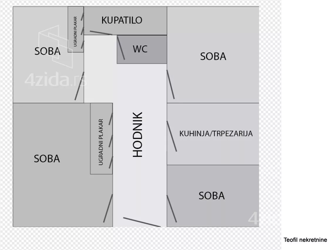 Troiposoban stan | 4zida