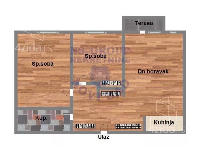 Trosoban stan | 4zida
