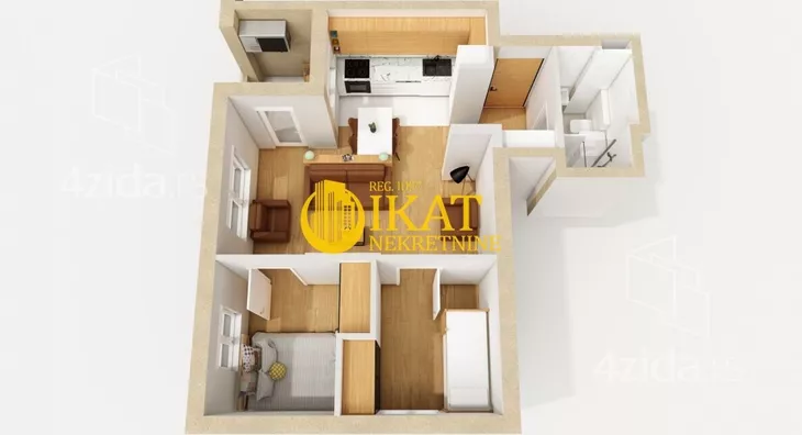 Dvosoban stan | 4zida