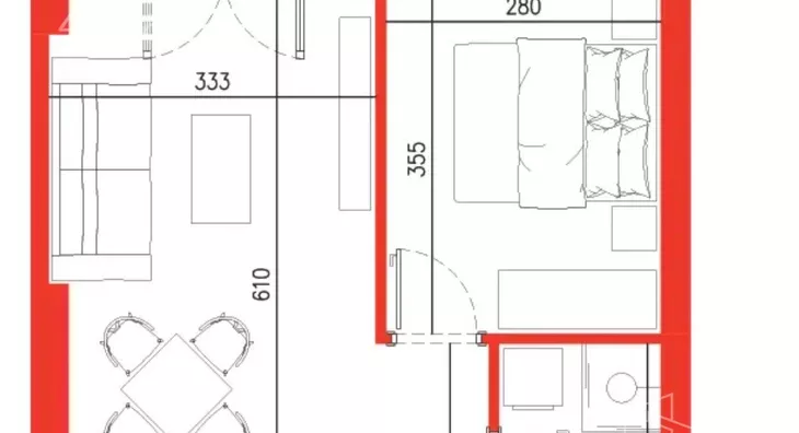 Jednosoban stan | 4zida