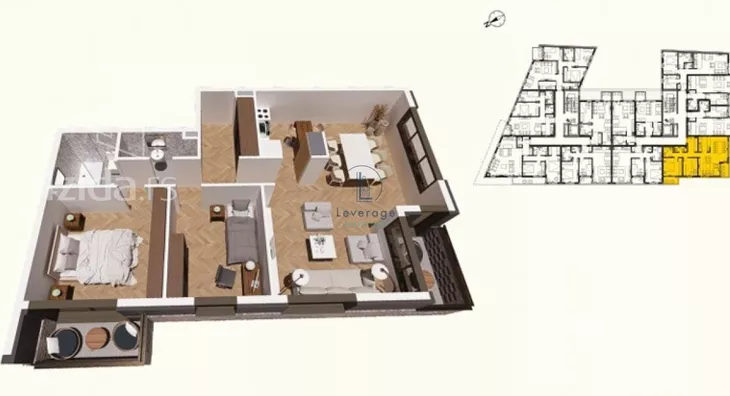Trosoban stan | 4zida