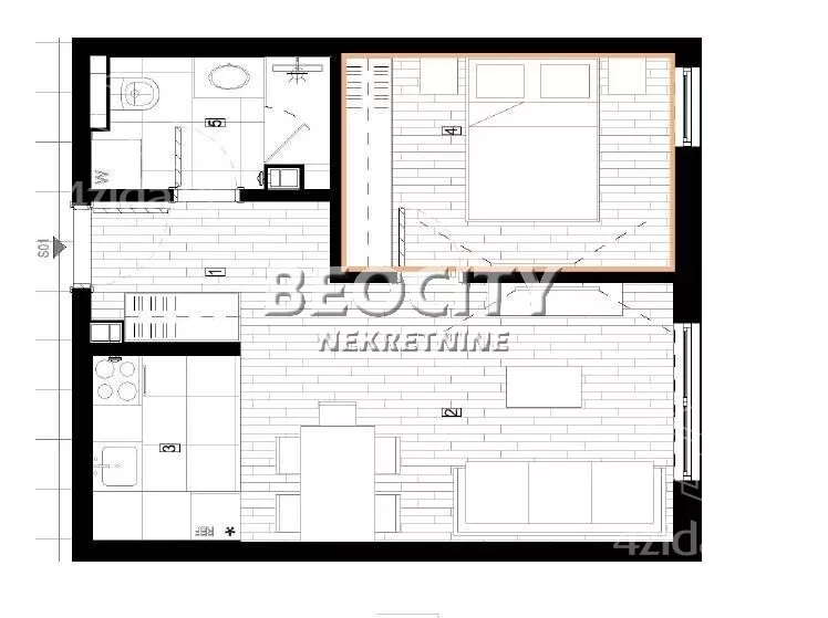 Jednoiposoban stan | 4zida