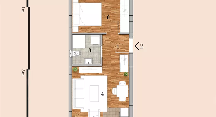 Dvosoban stan | 4zida