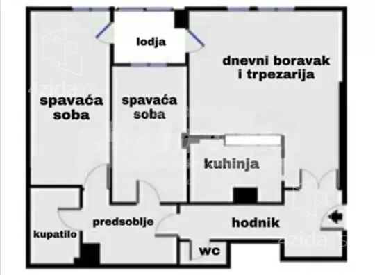Trosoban stan | 4zida