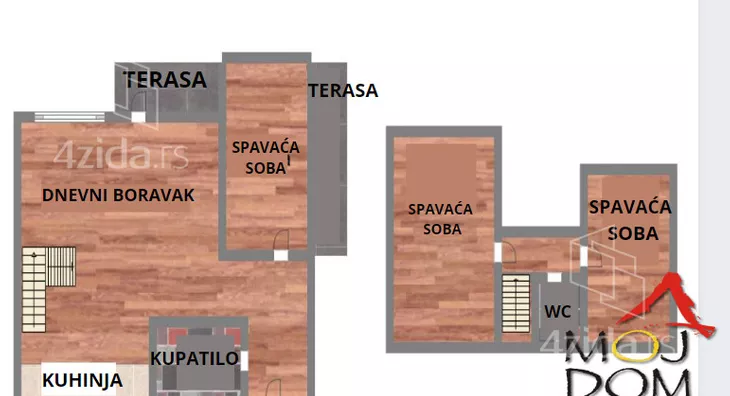 Troiposoban stan | 4zida
