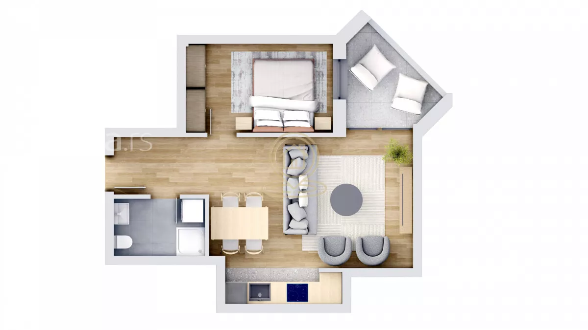 Dvosoban stan | 4zida