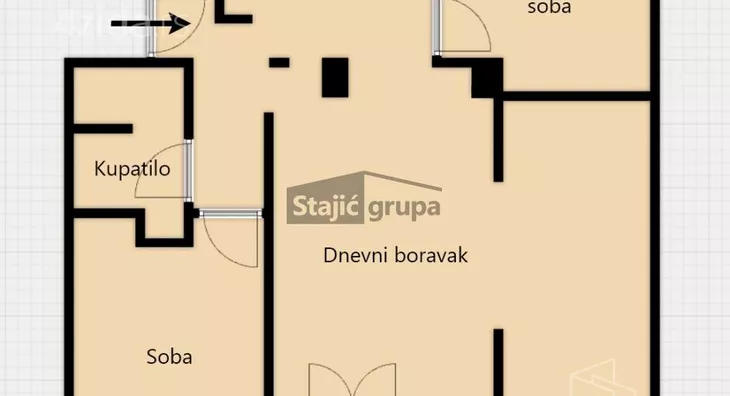 Trosoban stan | 4zida