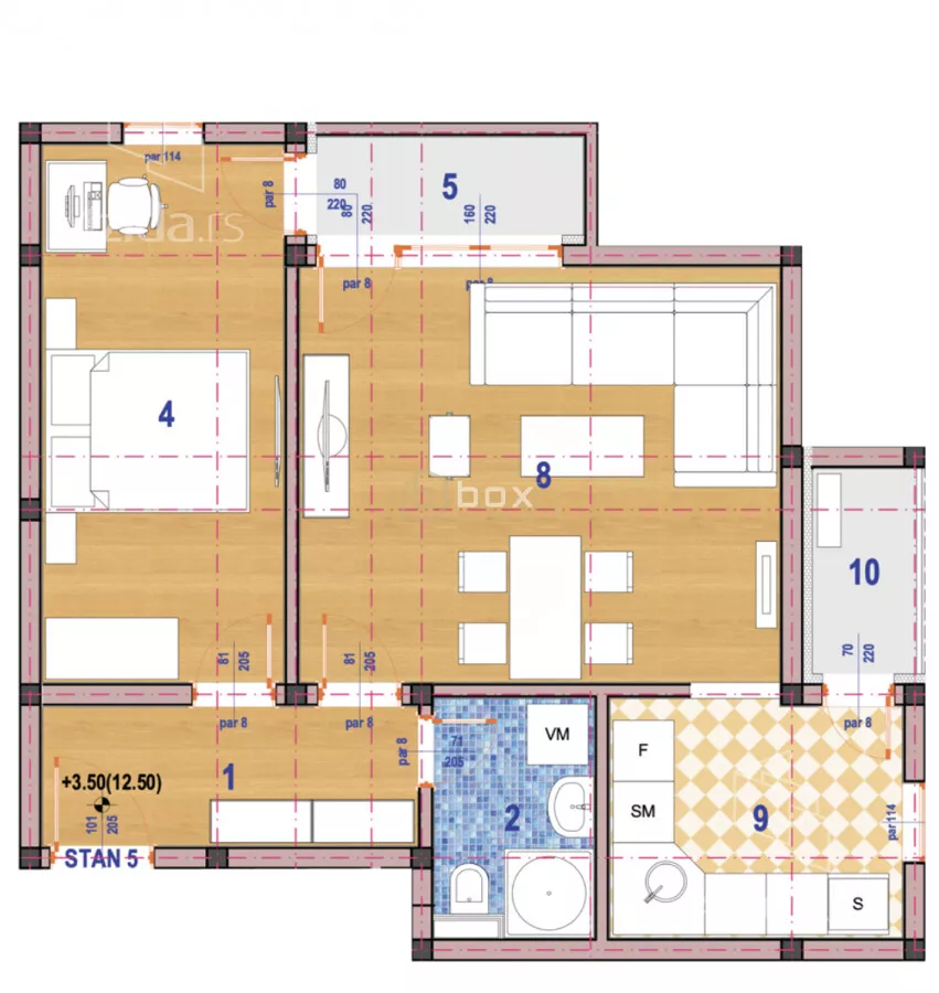 Jednoiposoban stan | 4zida