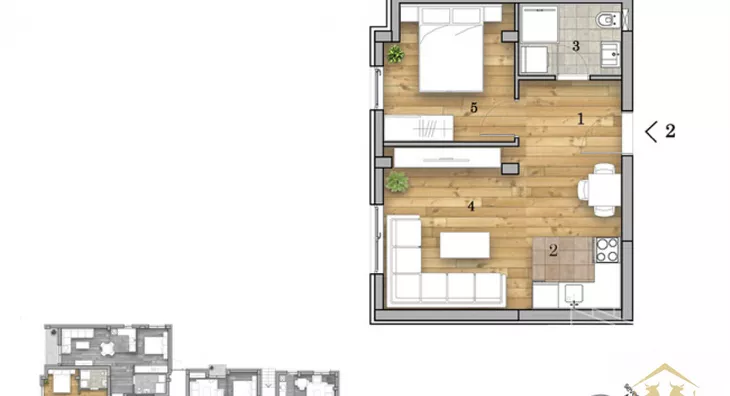 Dvosoban stan | 4zida