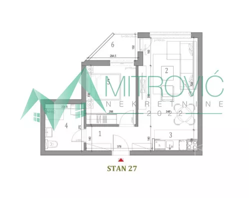 Jednoiposoban stan | 4zida