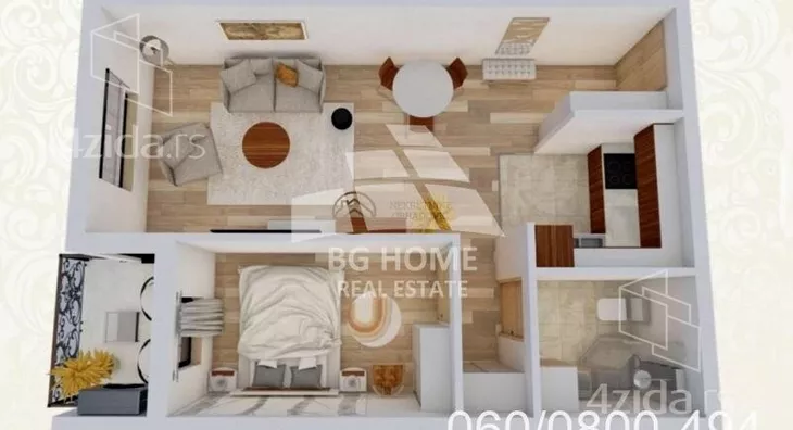 Jednoiposoban stan | 4zida