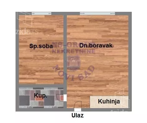 Jednoiposoban stan | 4zida