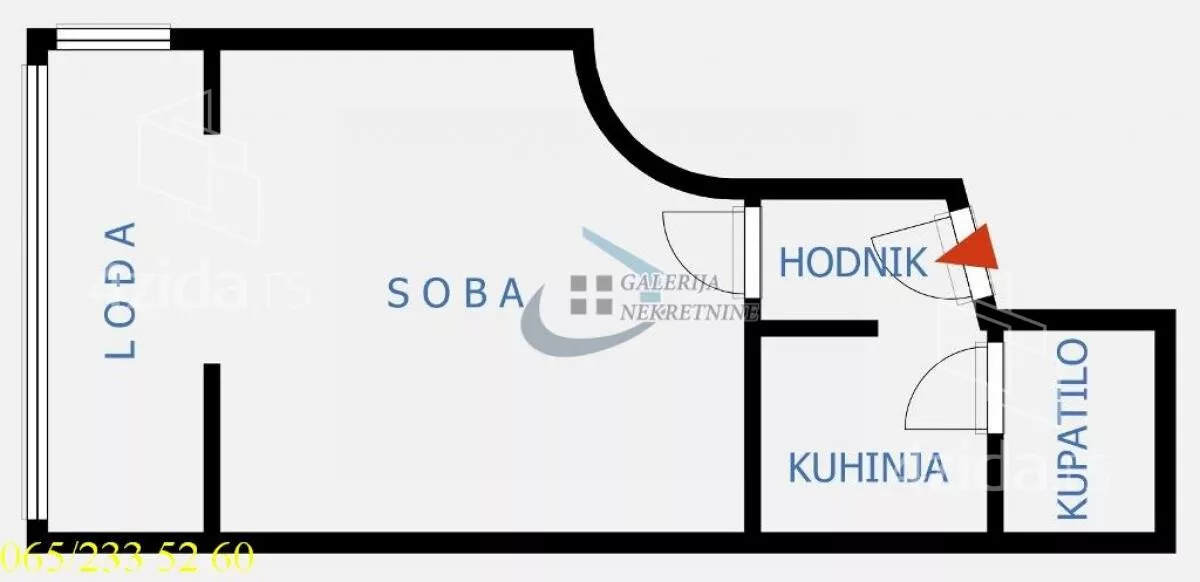 Jednosoban stan | 4zida
