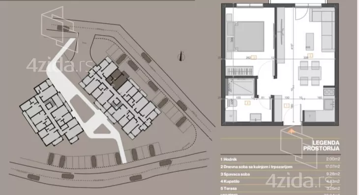 Jednosoban stan | 4zida