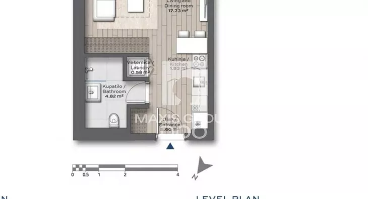 Jednosoban stan | 4zida