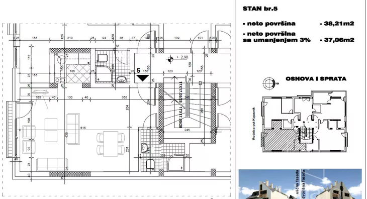 Jednosoban stan | 4zida