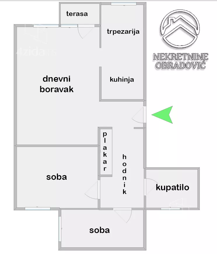 Trosoban stan | 4zida