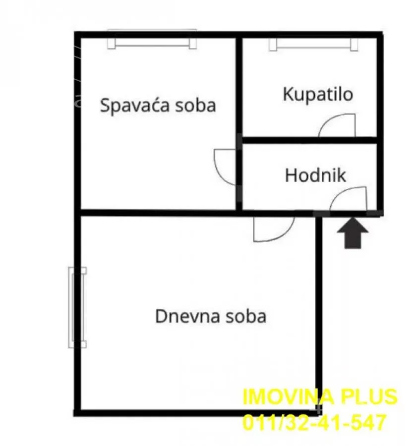 Jednoiposoban stan | 4zida