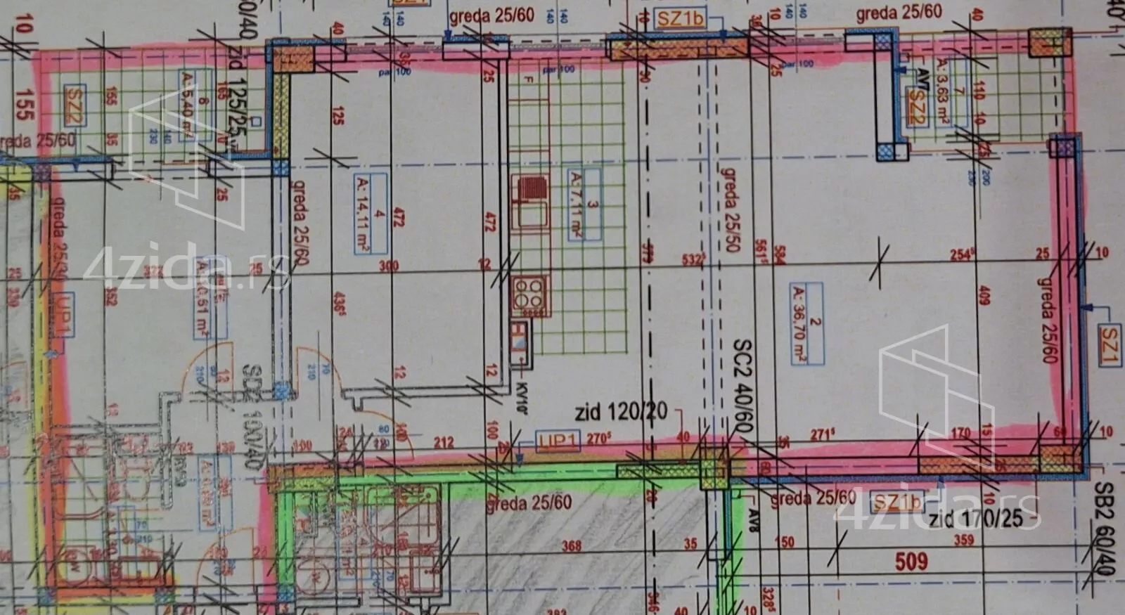 Trosoban stan | 4zida