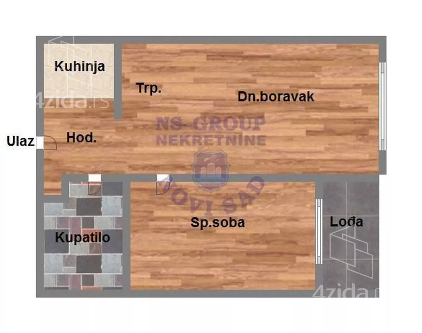 Dvosoban stan | 4zida