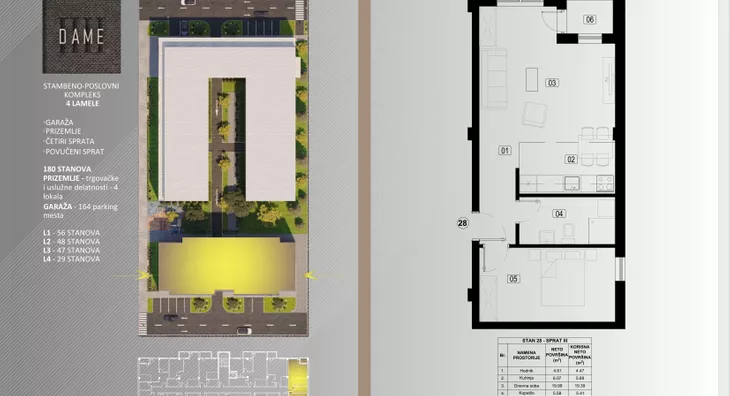 Dvosoban stan | 4zida