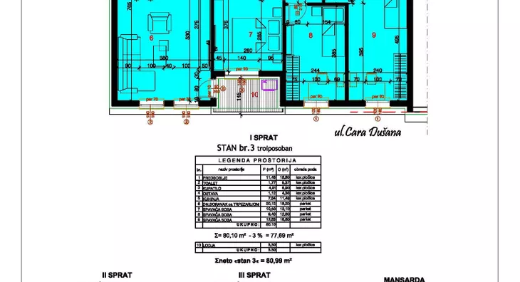 Troiposoban stan | 4zida