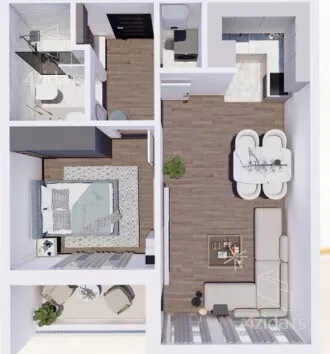 Jednoiposoban stan | 4zida