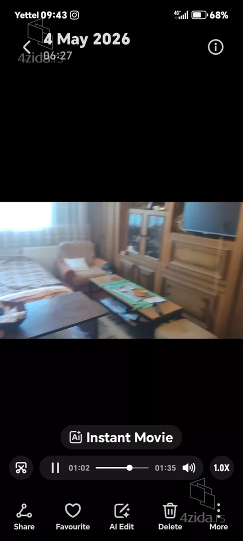 Jednosoban stan | 4zida