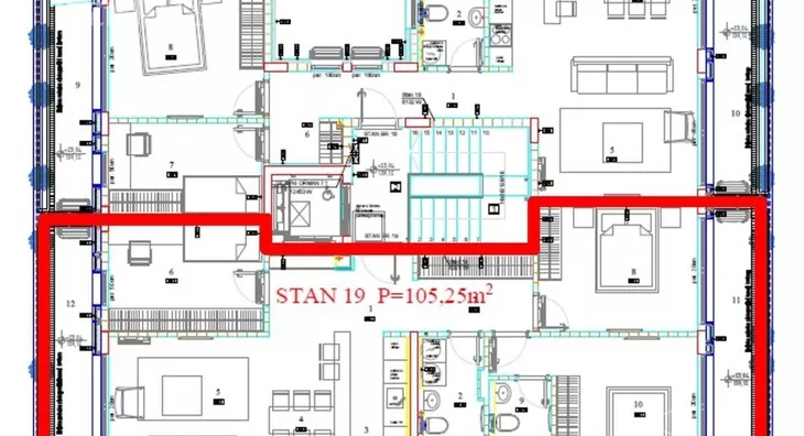 Trosoban stan | 4zida