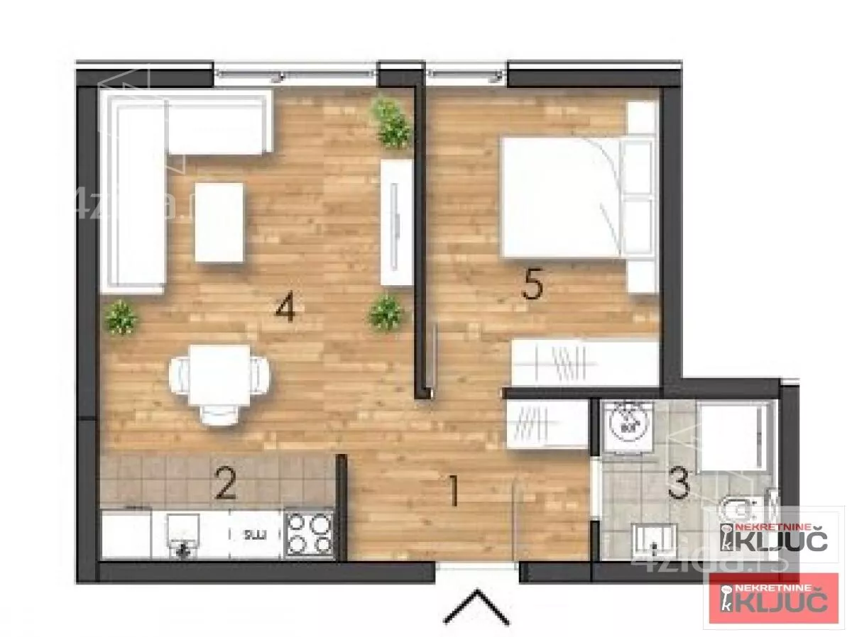 Dvosoban stan | 4zida