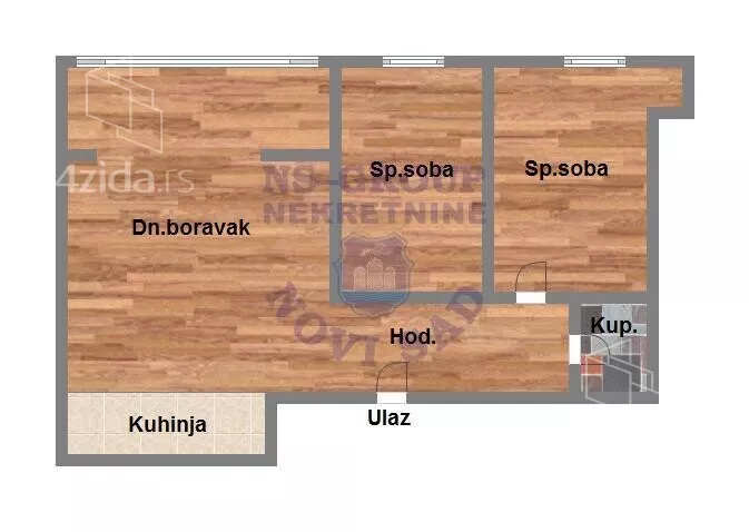 Trosoban stan | 4zida