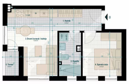 Dvosoban stan | 4zida