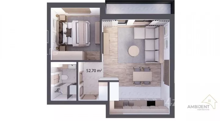 Dvosoban stan | 4zida