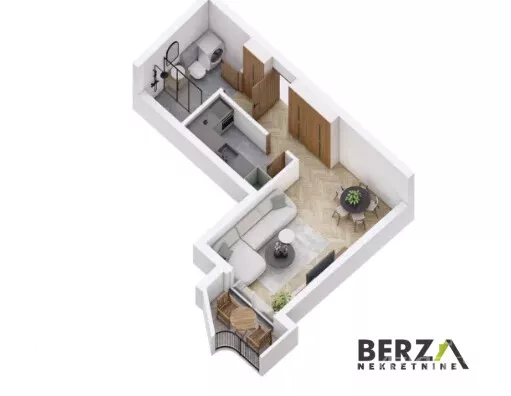 Jednosoban stan | 4zida