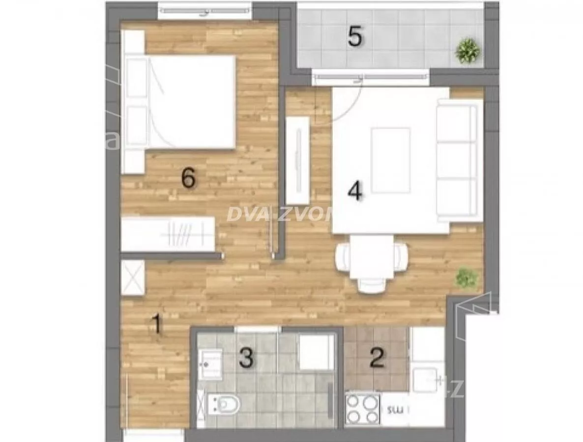 Dvosoban stan | 4zida