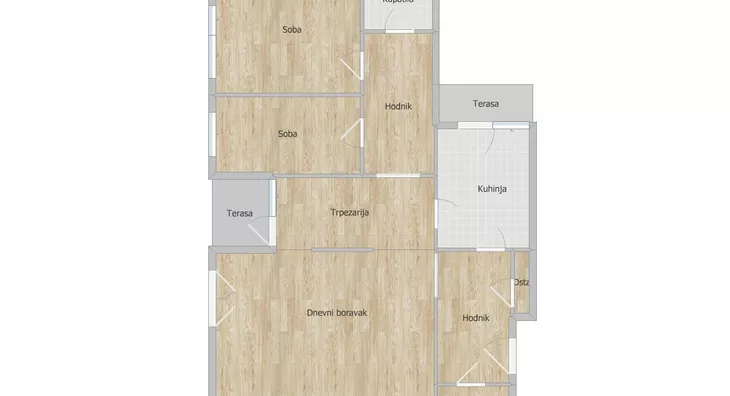 Trosoban stan | 4zida