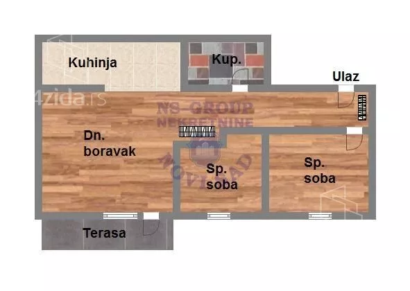 Trosoban stan | 4zida