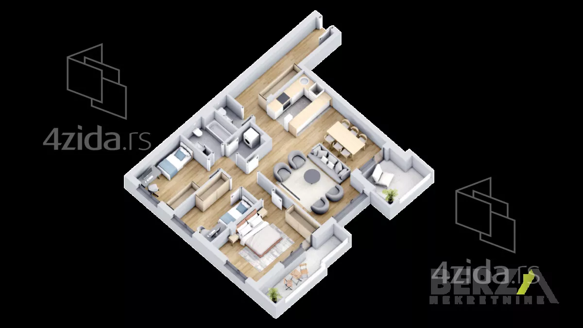 Četvorosoban stan | 4zida