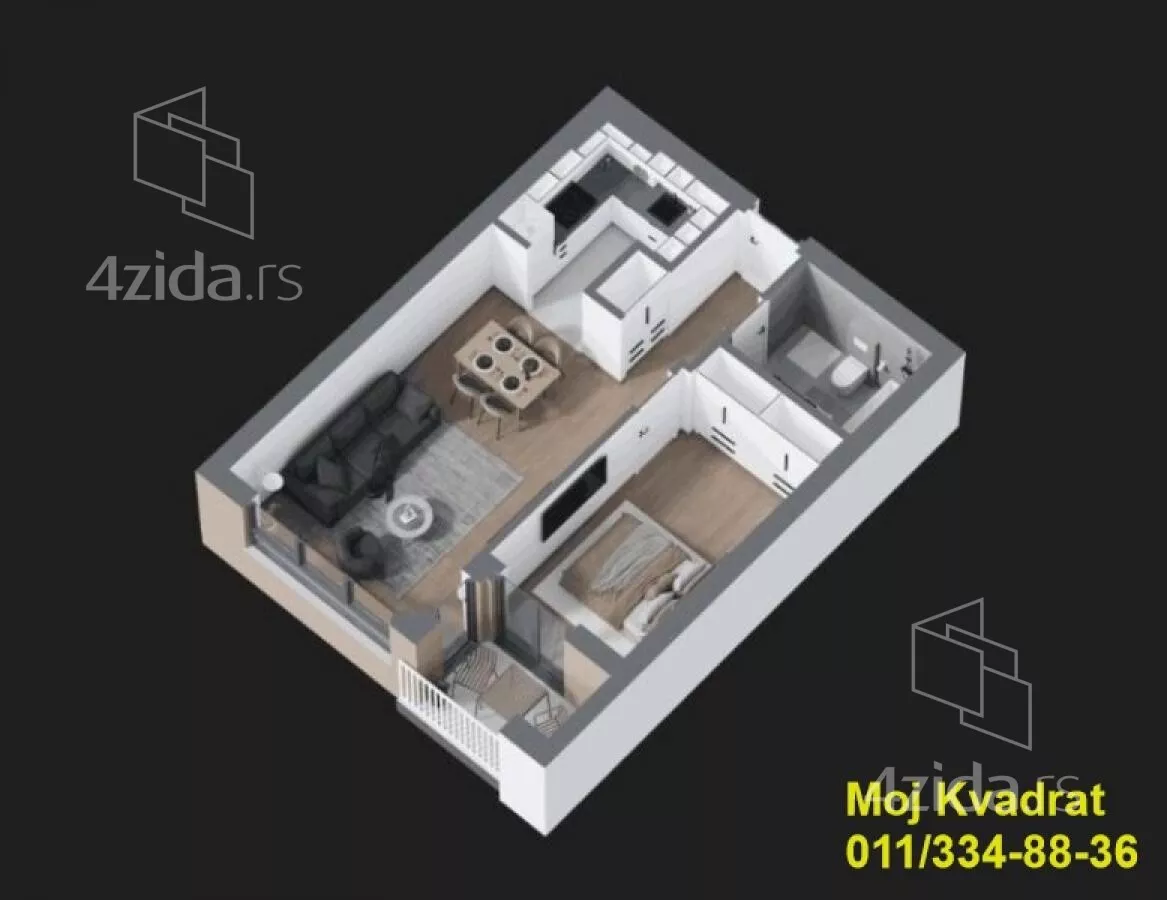 Dvosoban stan | 4zida