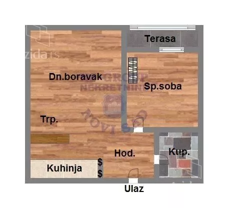 Dvosoban stan | 4zida