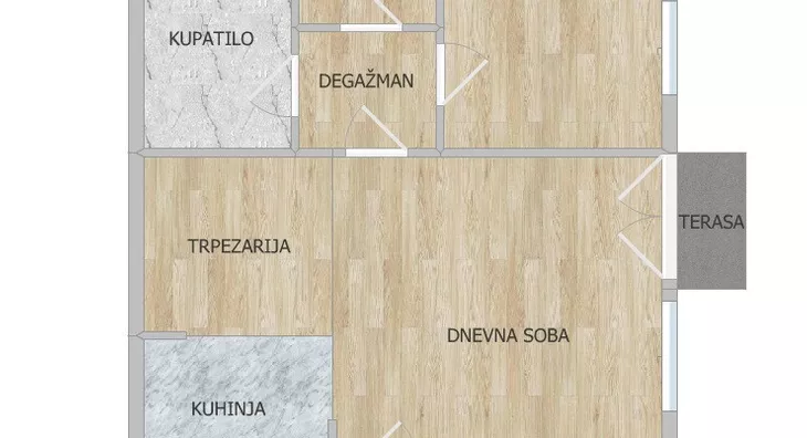 Trosoban stan | 4zida