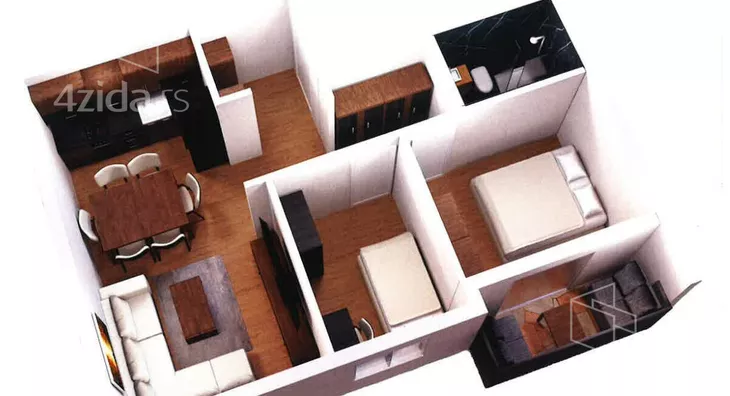 Trosoban stan | 4zida