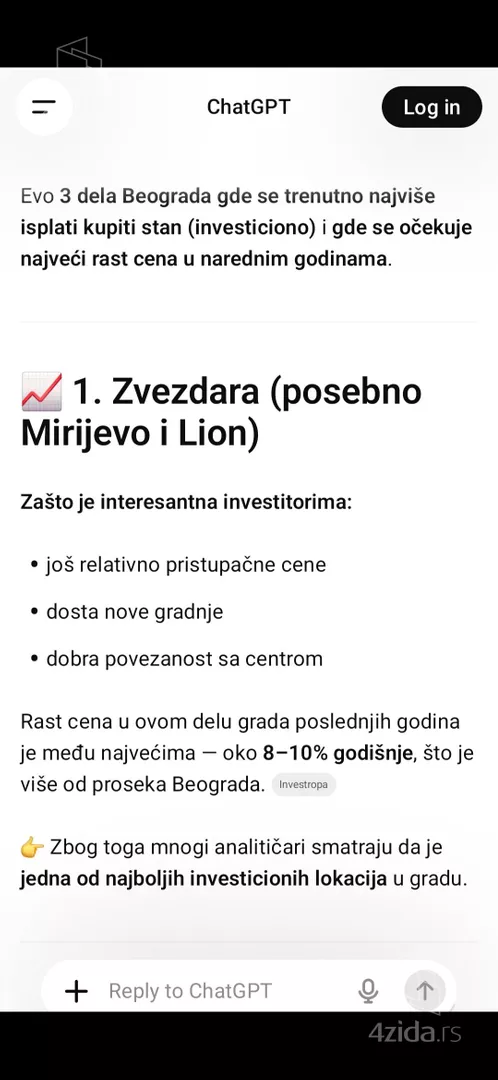 Jednoiposoban stan | 4zida