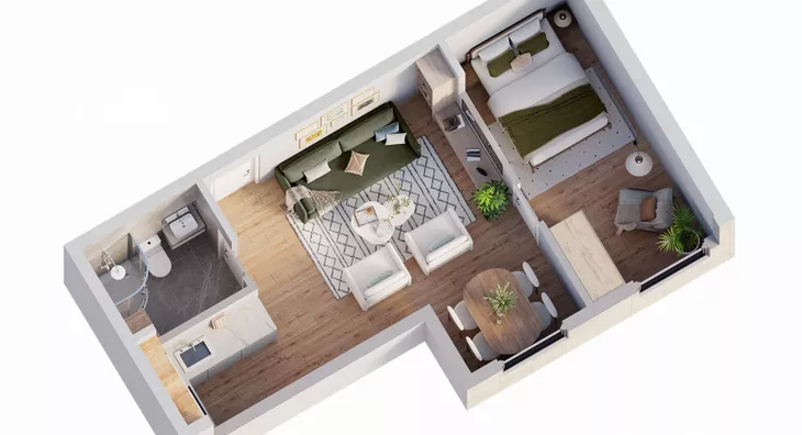 Jednoiposoban stan | 4zida